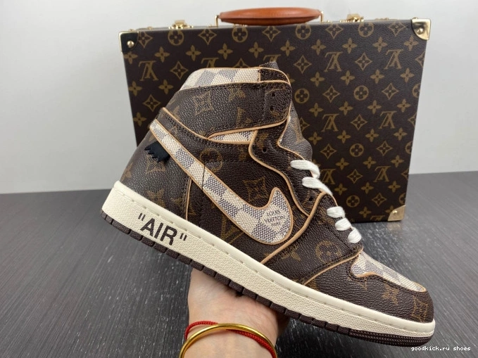 LV x Air OFF-WHITE Jordan 1 0818